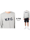 VPC Logo Crew Neck Sweatshirt Grey - A.P.C. - BALAAN 6