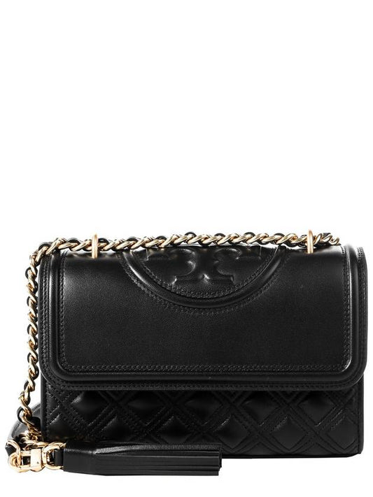 Small Fleming Convertible Shoulder Bag Black - TORY BURCH - BALAAN 2