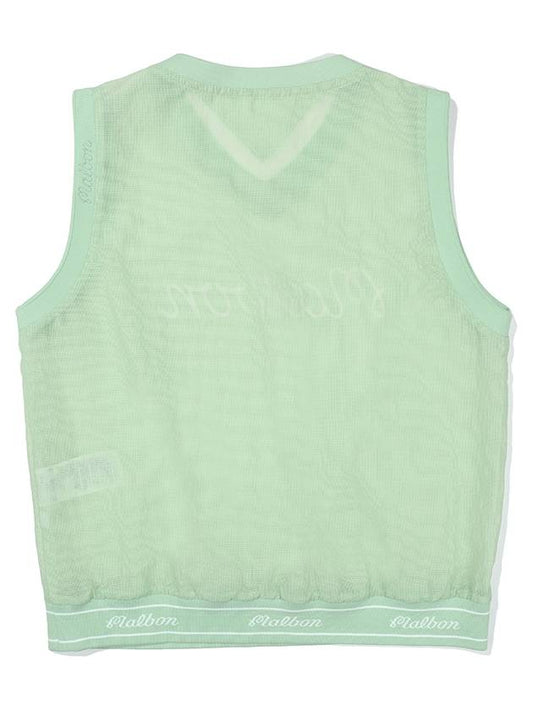 Malbon Script Woven Vest MINT WOMAN - MALBON GOLF - BALAAN 2