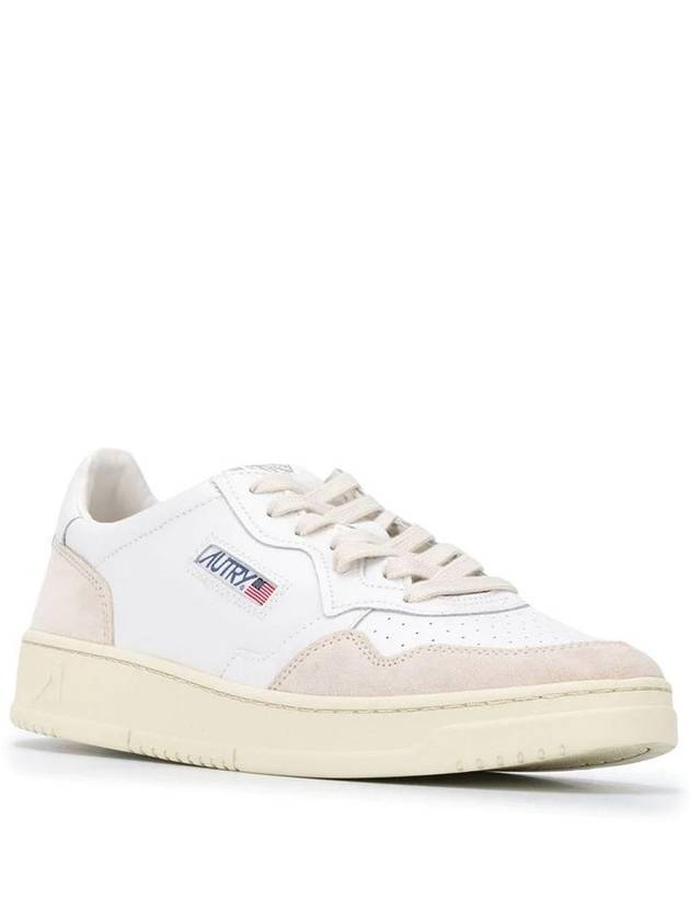 Medalist Suede Low Top Sneakers White - AUTRY - BALAAN 3