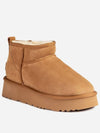 Australia Ozwear UGG boots high heel classic ultra mini OB658P chestnut - OZWEAR UGG - BALAAN 2