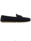 Suede Loafers Navy - PRADA - BALAAN 4