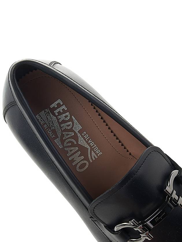 Ferragamo Men's Gancini Ornament Moccasins REE NERO 0735236 - SALVATORE FERRAGAMO - BALAAN 7