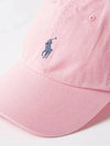 Embroidered Pony Ball Cap Pink - POLO RALPH LAUREN - BALAAN 3