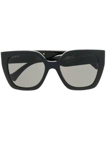 Eyewear Interlocking G Square Frame Sunglasses Black - GUCCI - BALAAN 1