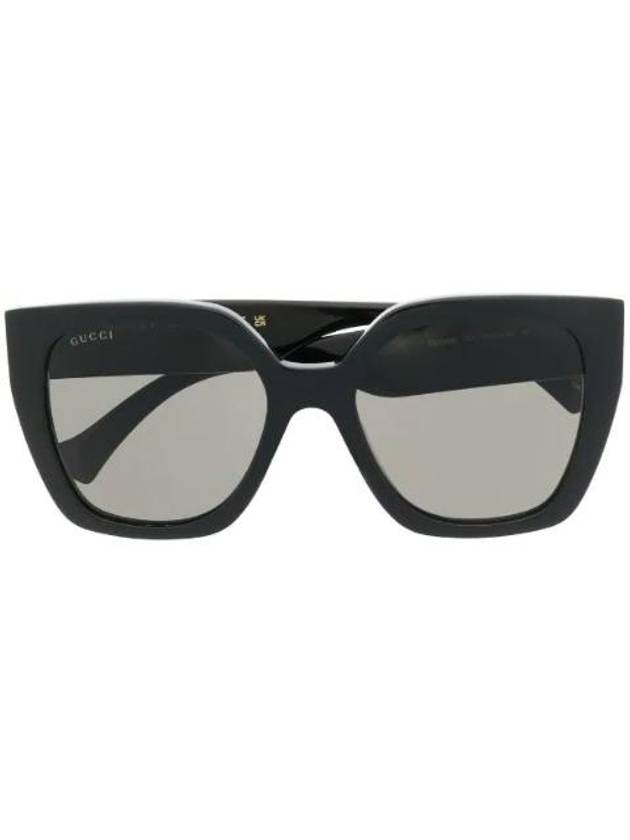 Eyewear Interlocking G Square Frame Sunglasses Black - GUCCI - BALAAN 1