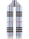 Check Cashmere Scarf Blue - BURBERRY - BALAAN 2