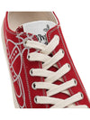 ORB Logo Low Top Sneakers Red - VIVIENNE WESTWOOD - BALAAN 9