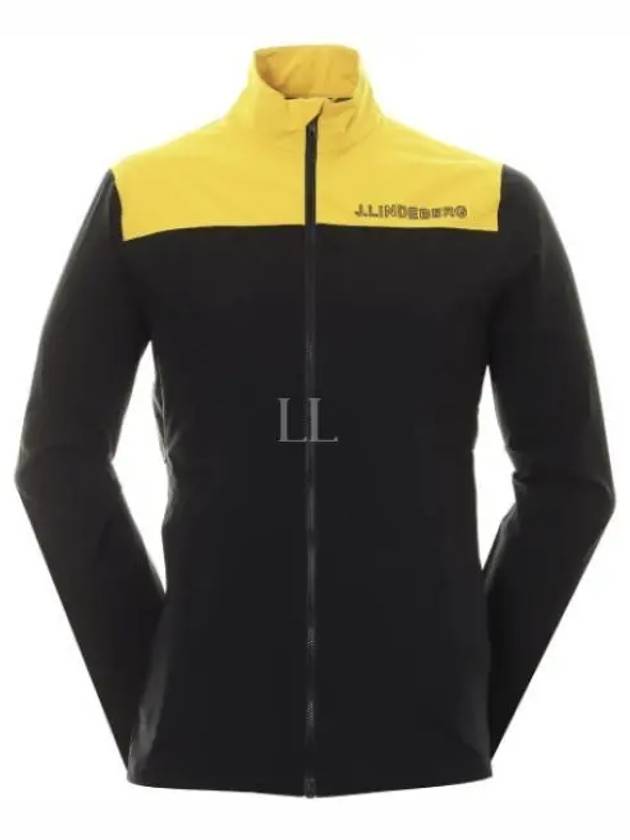 Men's Golf Bridge Rain Jacket Black - J.LINDEBERG - BALAAN 2