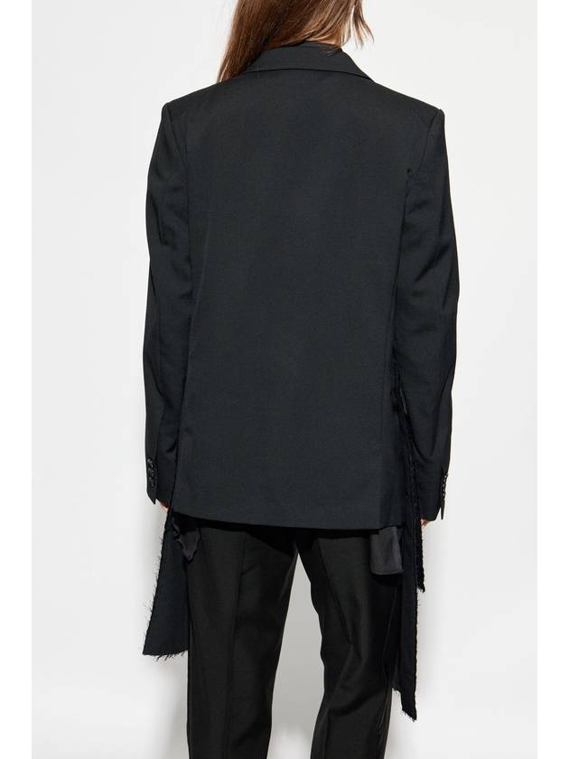 Comme Des Garçons Black Wool Blazer, Unisex, Black - COMME DES GARCONS - BALAAN 4