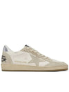 Ball Star Low Top Sneakers Grey White - GOLDEN GOOSE - BALAAN 3