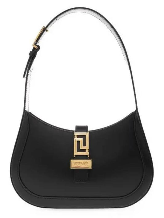 Greca Goddess Small Hobo Shoulder Bag Black - VERSACE - BALAAN 2