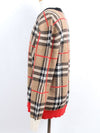 Check V neck wool knit L - BURBERRY - BALAAN 3