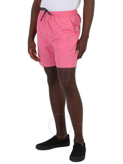 Lacoste Men's Reseda Pink Waterproof Relaxed-Fit Shorts, Brand Size 5 (Large) - LACOSTE - BALAAN 2