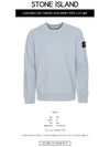 Men's Wappen Patch Sweatshirt Light Sky Blue - STONE ISLAND - BALAAN 3