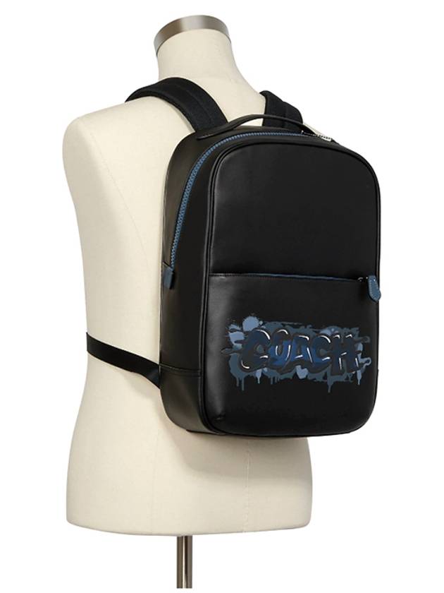 Westway Graffiti Logo Backpack Black - COACH - BALAAN 5