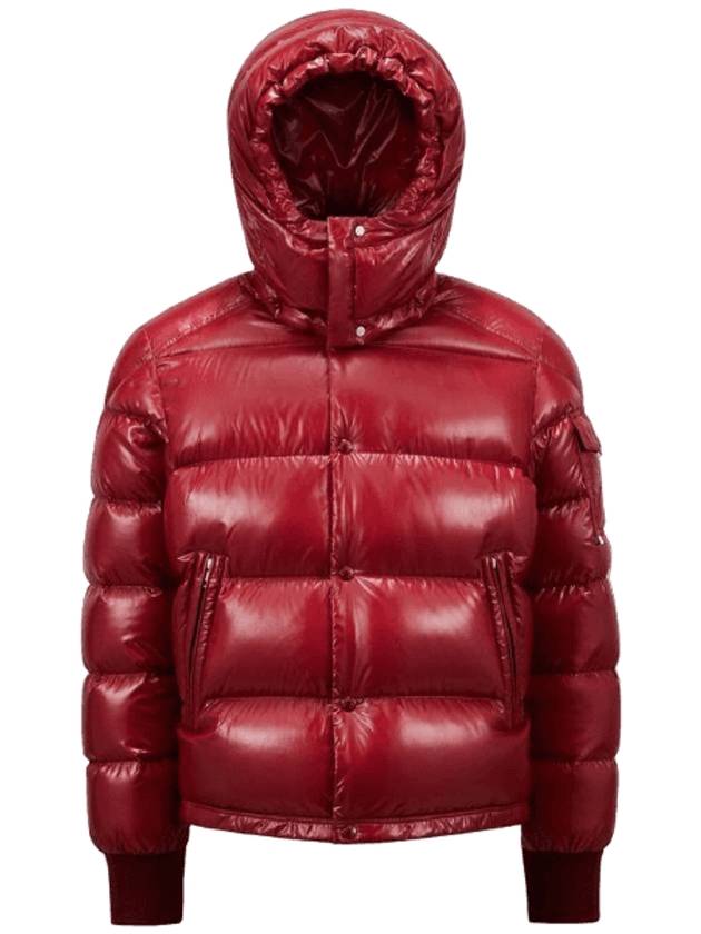 Men's Maljasset Short Down Padding Dark Red - MONCLER - BALAAN 1