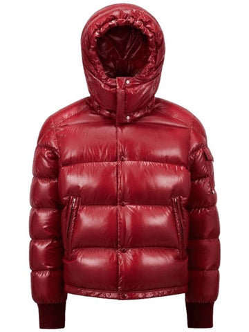 Men's Maljasset Short Down Padding Dark Red - MONCLER - BALAAN 1