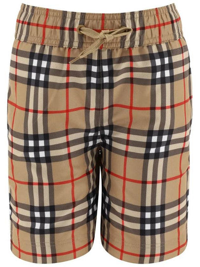 Kids Vintage Check Shorts Beige - BURBERRY - BALAAN 2