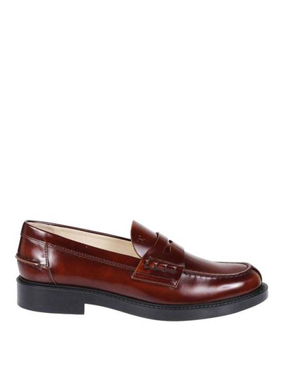 Flat Moccasin Loafer Brown - TOD'S - BALAAN 2