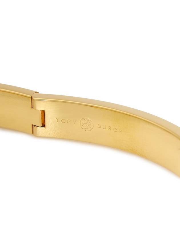 Kira Enamel Bangle Bracelet Gold Dried Tomato - TORY BURCH - BALAAN 7