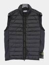 Loom Woven Chambers Recycled Nylon Down TC Vest Navy - STONE ISLAND - BALAAN 4