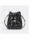 Cassette Mini Bucket Bag Black - BOTTEGA VENETA - BALAAN 4