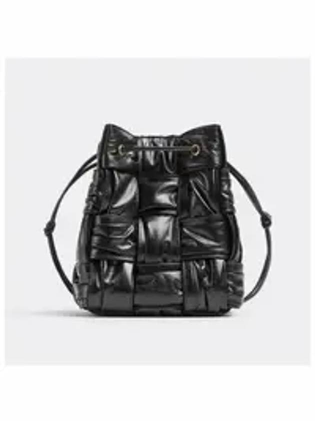 Cassette Mini Bucket Bag Black - BOTTEGA VENETA - BALAAN 4