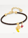 Vivienne Pool Bracelet Gold Brown - LOUIS VUITTON - BALAAN 4