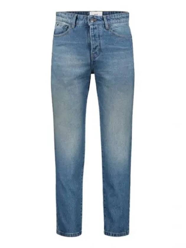 Tapered Fit Straight Jeans Blue - AMI - BALAAN 2