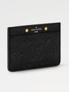 Monogram Empreinte Card Wallet Black - LOUIS VUITTON - BALAAN 4