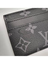 Monogram Eclipse Double Card Wallet Black - LOUIS VUITTON - BALAAN 6