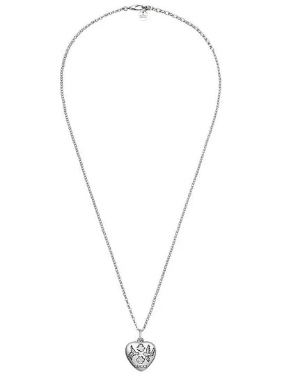 Women's Blind For Love Necklace YBB455542001 Silver - GUCCI - BALAAN 2