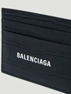 Cash Cash Logo Crocker Effect Leather Card Holder - BALENCIAGA - BALAAN 4