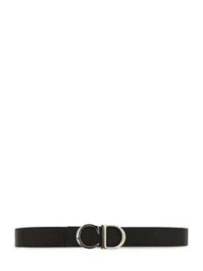 CD Logo Reversible Leather Belt Black Navy - DIOR - BALAAN 2