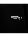 Essential Logo Fleece Hooded Black Men s 192HO246250F 001 TJ - FEAR OF GOD - BALAAN 5