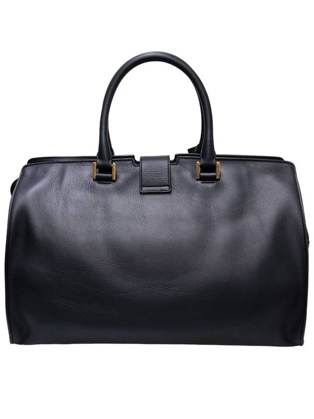 Women s 311208 Black Leather New Kabachique Medium Tote Bag - SAINT LAURENT - BALAAN 2