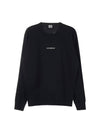 Men's Logo Light Fleece Sweatshirt Black - CP COMPANY - BALAAN 10