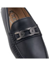 Men's City Gomino Leather Driving Shoes Black - TOD'S - BALAAN 9