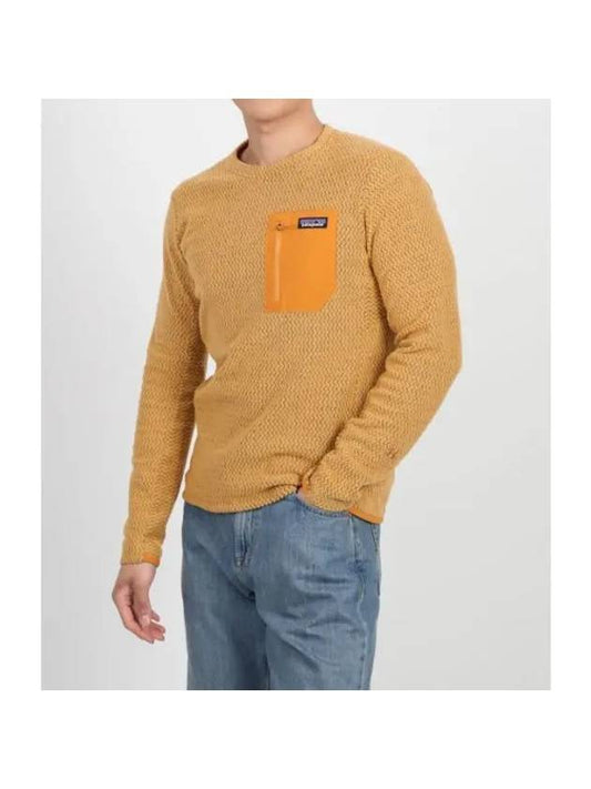 R1 Air Crewneck Pullover Knit Top Pufferfish Gold - PATAGONIA - BALAAN 1