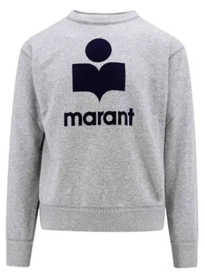 Mikoy Big Logo Cotton Sweatshirt Grey - ISABEL MARANT - BALAAN 2