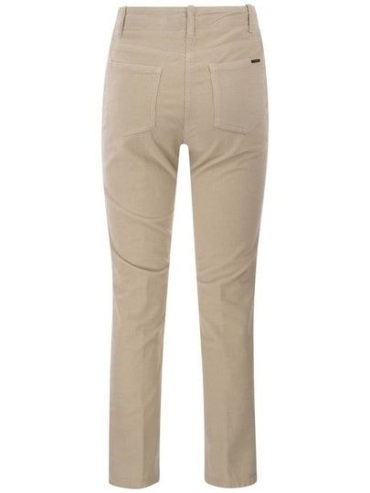 Milleraies striped velvet 5-pocket trousers - PESERICO - BALAAN 2