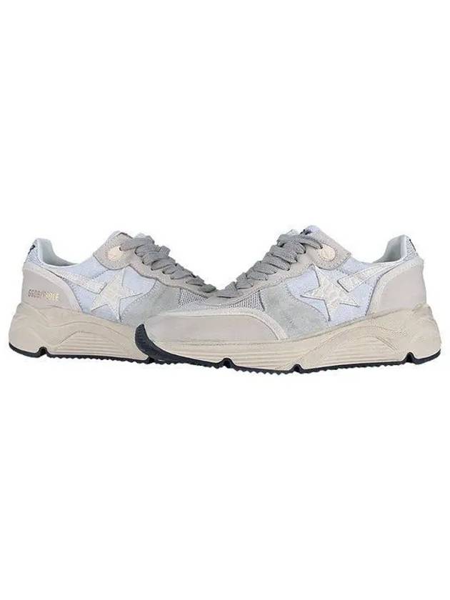 Women's Running Sole Low Top Sneakers Silver Beige - GOLDEN GOOSE - BALAAN 2