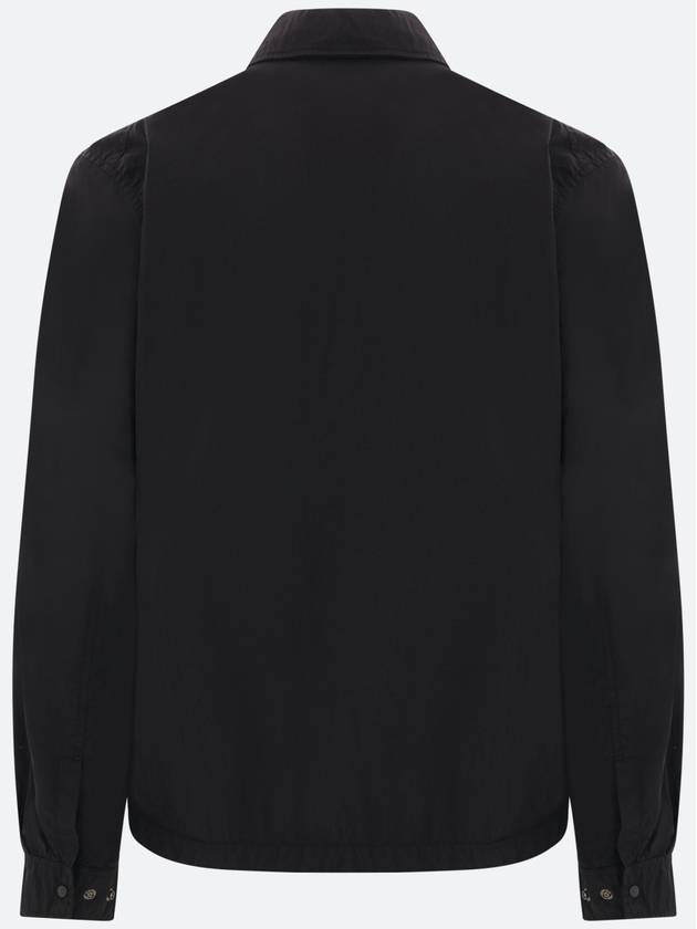 Full Zip Long Sleeve Shirt Black - CP COMPANY - BALAAN 3