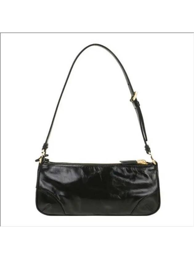 Re-Edition 2002 Small Leather Shoulder Bag Black - PRADA - BALAAN 4