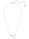 Hyperbola Infinity Heart Necklace Silver Rose Gold - SWAROVSKI - BALAAN 3