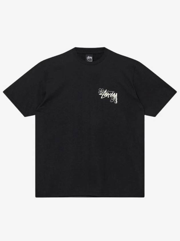 summer t shirt black women - STUSSY - BALAAN 2