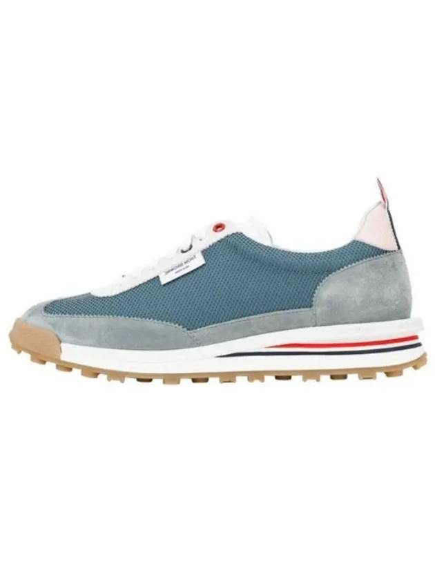 Signature Tech Running Low Top Sneakers Blue - THOM BROWNE - BALAAN 2