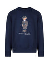 Bear Print Cotton Sweatshirt Navy - POLO RALPH LAUREN - BALAAN 1