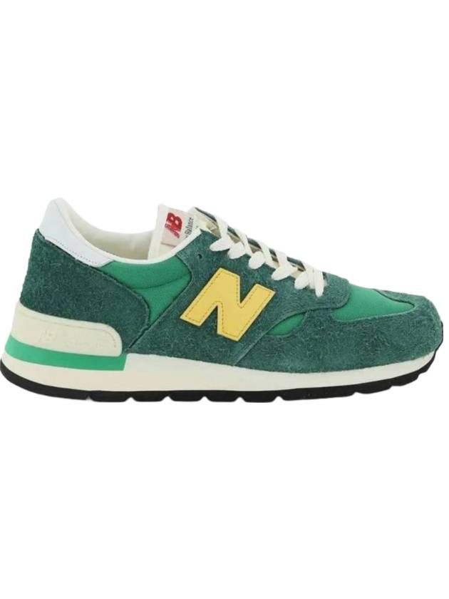 990 Low Top Sneakers Green - NEW BALANCE - BALAAN 1